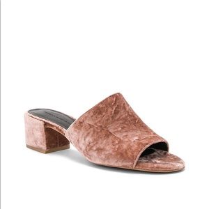 🎉HP🎉 Rebecca Minkoff Velvet Slide Sandal